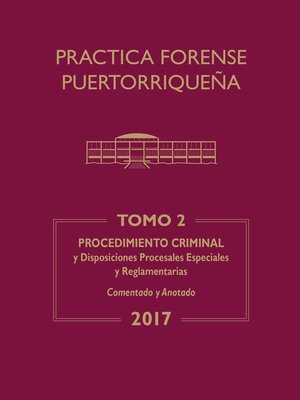 cover image of Práctica Forense Puertorriqueña